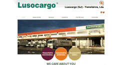Desktop Screenshot of lusocargo-sul.pt